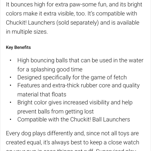 Chuckit! Ultra Ball Rubber Ball - Medium 2-pack - Picture 3 of 3